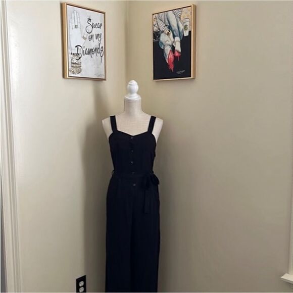 Monteau Los Angeles Black Jumpsuit size XS - Picture 8 of 9